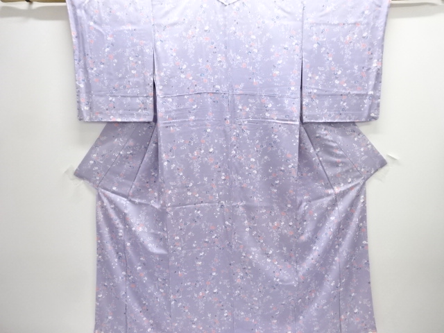 JAPANESE KIMONO / UNUSED KOMON / FLOWER 